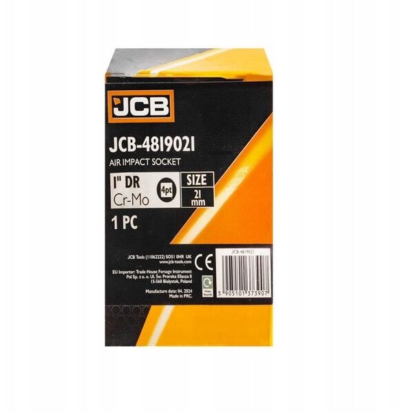 JCB Καρυδάκι κρούσης 1" τετράγωνο 21mm (4-γωνιακό)