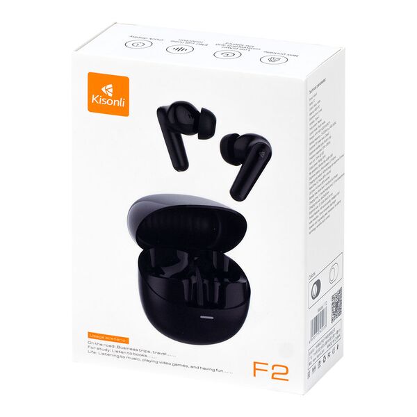 Ακουστικά Bluetooth Kisonli F2, Διαφορετικα χρωματα - 20790 έως 12 άτοκες Δόσεις