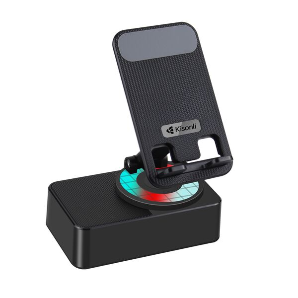 Ηχεἰο with phone stand Kisonli M2, Bluetooth, USB, RGB, Διαφορετικα χρωματα - 22274 έως 12 άτοκες Δόσεις