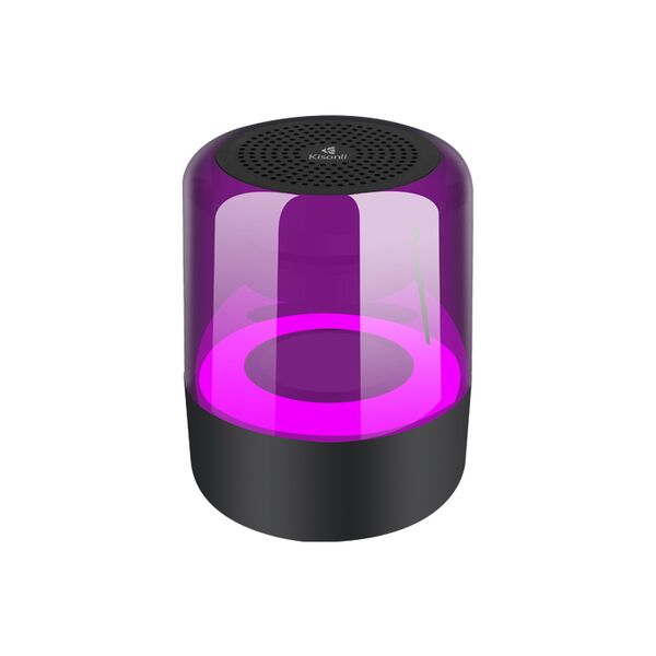 Ηχεἰο Kisonli LP-5S, Bluetooth, SD, FM, RGB, Μαυρο - 22278 έως 12 άτοκες Δόσεις