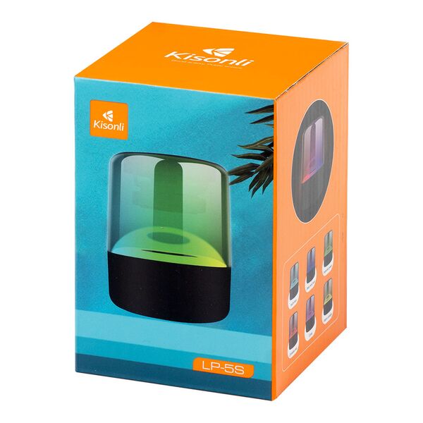 Ηχεἰο Kisonli LP-5S, Bluetooth, SD, FM, RGB, Μαυρο - 22278 έως 12 άτοκες Δόσεις