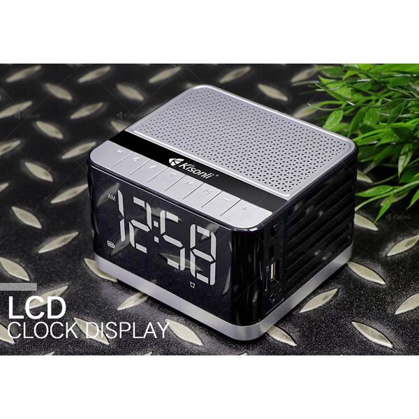 Ηχεἰο Kisonli G8, Bluetooth, Clock, SD, FM, AUX, RGB, Διαφορετικα χρωματα - 22281 έως 12 άτοκες Δόσεις