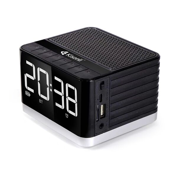 Ηχεἰο Kisonli G8, Bluetooth, Clock, SD, FM, AUX, RGB, Διαφορετικα χρωματα - 22281 έως 12 άτοκες Δόσεις