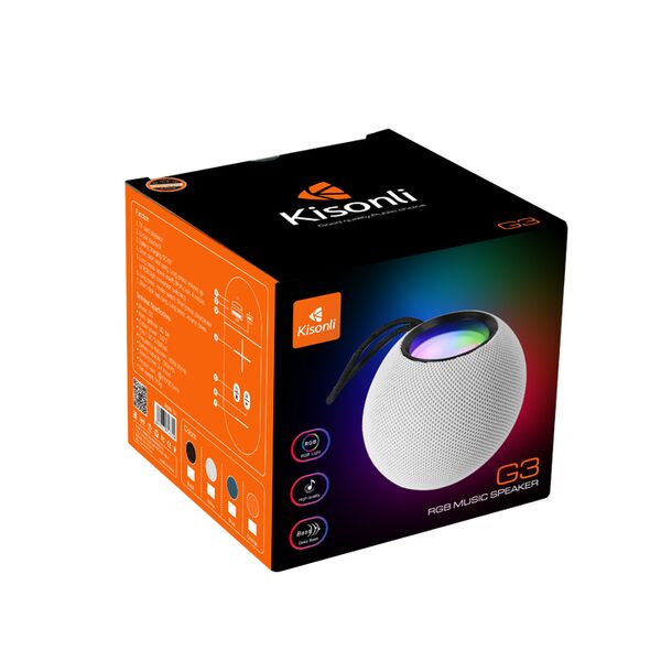 Ηχεἰο Kisonli G13, Bluetooth, SD, FM, RGB, Διαφορετικα χρωματα - 22289 έως 12 άτοκες Δόσεις