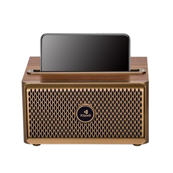Ηχεἰο Kisonli G1, Bluetooth, USB, SD, AUX, FM, Καφέ - 22309 έως 12 άτοκες Δόσεις