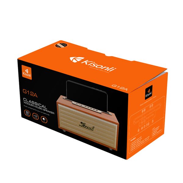 Ηχεἰο Kisonli G12А, Bluetooth, USB, SD, AUX, FM, Διαφορετικα χρωματα - 22310 έως 12 άτοκες Δόσεις