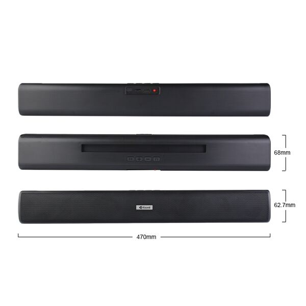 Ηχεἰο Kisonli LED-803, Bluetooth, USB, SD, AUX, FM, Μαυρο - 22315 έως 12 άτοκες Δόσεις