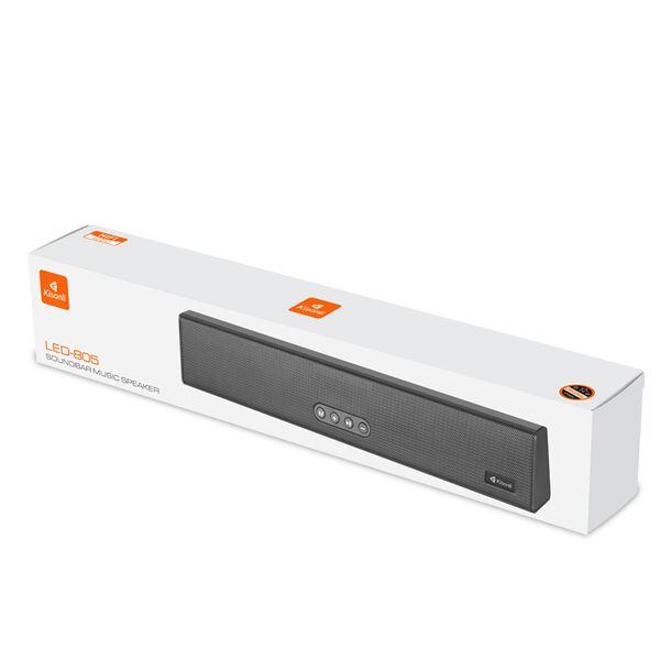 Ηχεἰο Kisonli LED-805, Bluetooth, USB, SD, AUX, FM, Μαυρο - 22316 έως 12 άτοκες Δόσεις