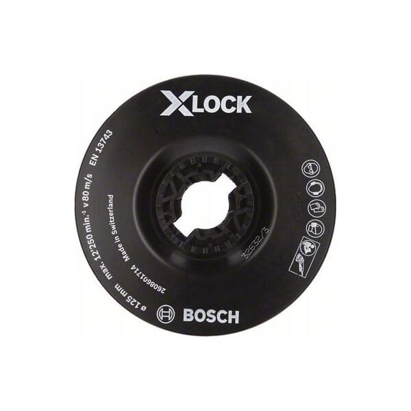 Bosch dysk X-lock do fibry, talerz oporowy miękki 125mm (2608601714)
