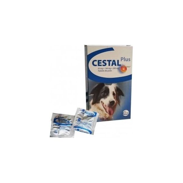 Ceva Cestal Dog Plus Flavour tabletki na odrobaczanie psów 2 sztuki