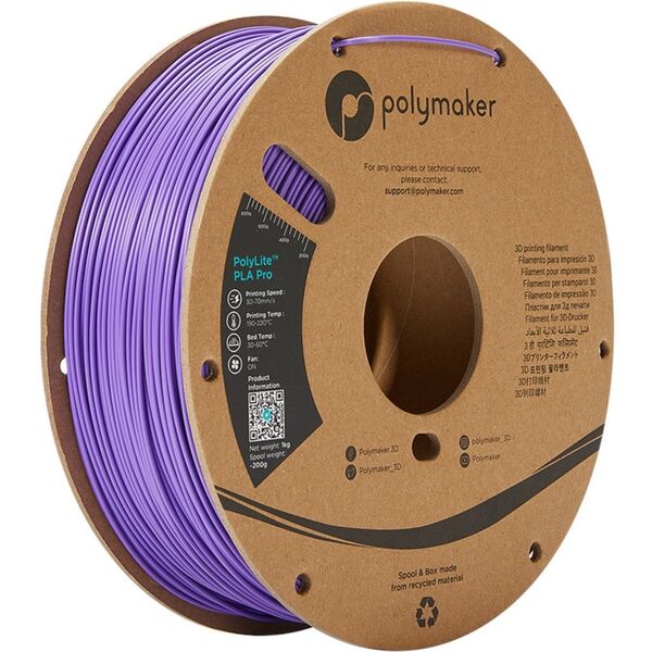 Filament Polymaker PolyLite PLA Pro 1,75mm 1kg - Purple}