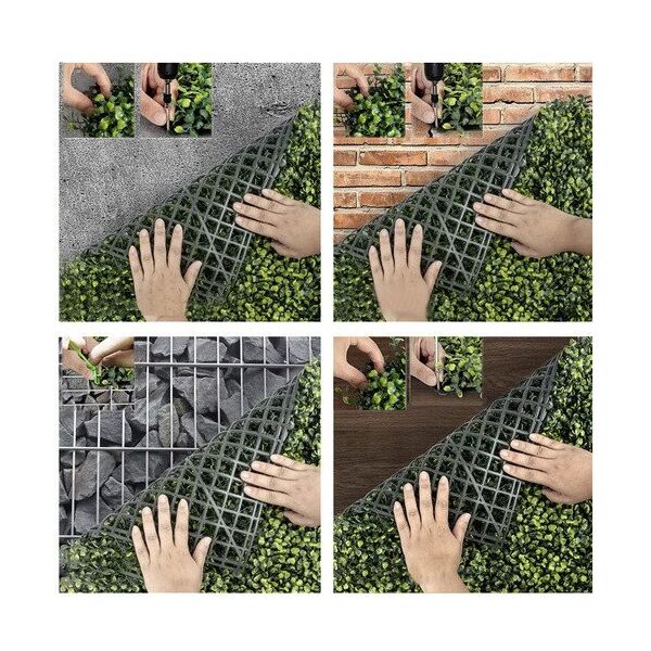 Żywopłot sztuczny na balkon 0,4x0,6cm Gardlov25390