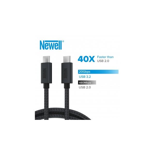 NEWELL NL3586 Kabel przewód USB-C - USB-C 3.2 Gen 2 - 2 m grafitowy