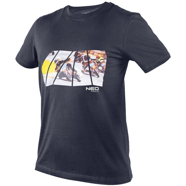 T-shirt z nadrukiem, motor, rozmiar M