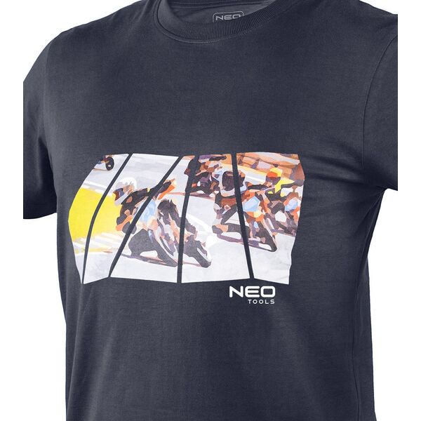 T-shirt z nadrukiem, motor, rozmiar M
