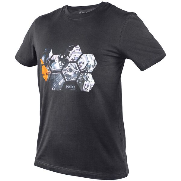 T-shirt z nadrukiem, warsztat, rozmiar L