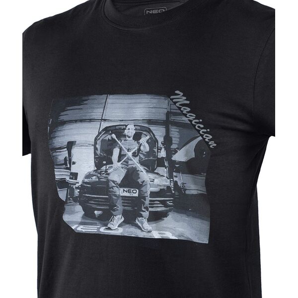 T-shirt z nadrukiem, mechanik, rozmiar XXL