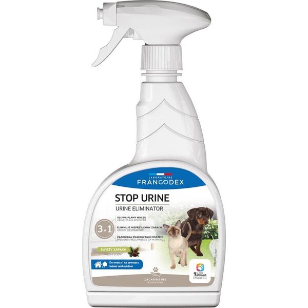 FRANCODEX Spray przeciw plamom i zapachowi moczu STOP URINE 750 ml