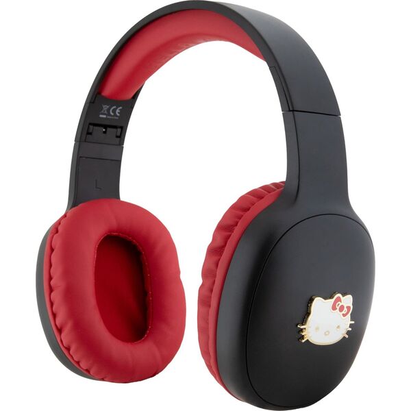Słuchawki HelloKitty Hello Kitty słuchawki nauszne Bluetooth HKBHA1BKHLMK czarny/black Metal Logo