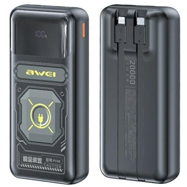 AWEI PowerBank P99K 20000mAh 22.5Wblack/black