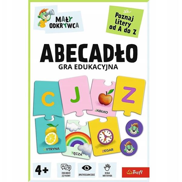 GRA MALY ODKRYWCA ABECADLO TREFL PUD