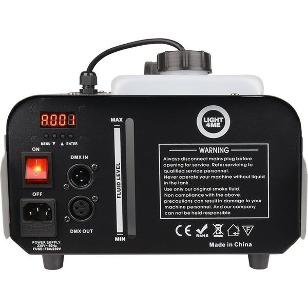 LIGHT4ME LIGHT4ME FOG 1500 LED wytwornica dymu mgły pilot