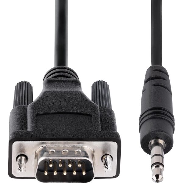 Adapter USB StarTech StarTech 9M351M-RS232-CABLE zmieniacz płci / kabli DB-9 3.5mm Czarny