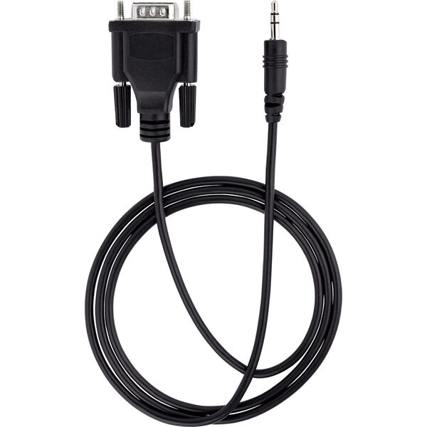 Adapter USB StarTech StarTech 9M351M-RS232-CABLE zmieniacz płci / kabli DB-9 3.5mm Czarny