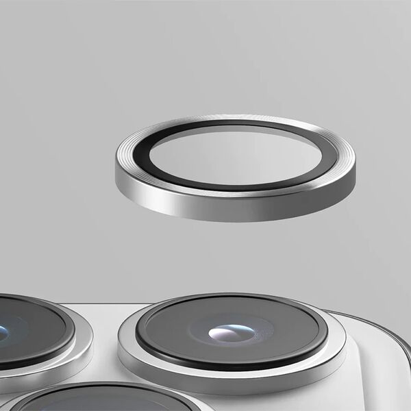 UNIQ Optix Aluminium Camera LensProtector iPhone 16 6.1" / 16 Plus 6.7" midnight black szkło na obiektyw aparatu z aplikatorem