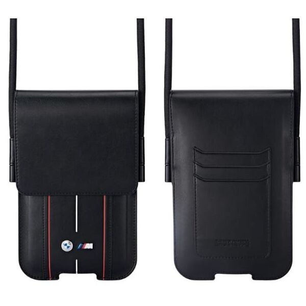 Torebka BMW Phone Pouch Red Stripes      czarny