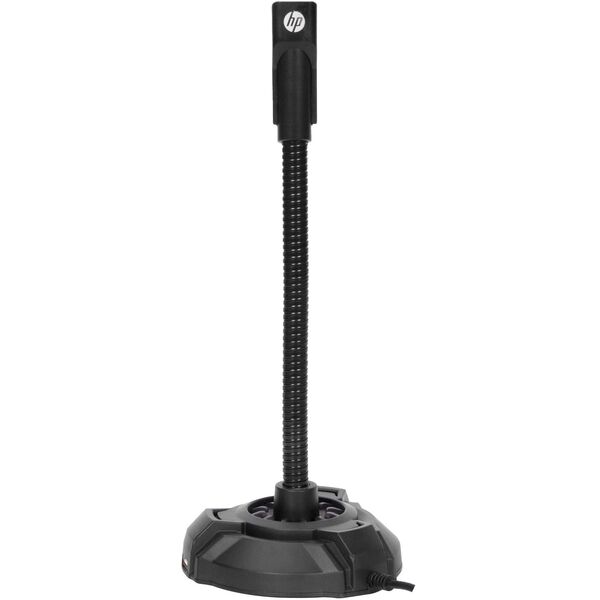 HP, komputerowy mikrofon, DHP-1100C, czarny, lampka LED USB Hub