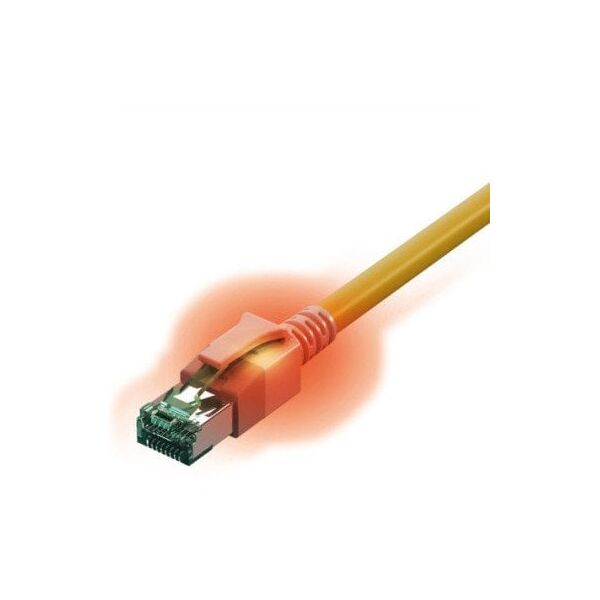 saCon S/FTP Kabel Cat.6A (Class EA), LSOH, geel, 10 m