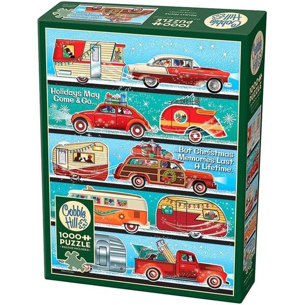 Puzzle 1000 Świąteczna podróż G3 EDUKAMP