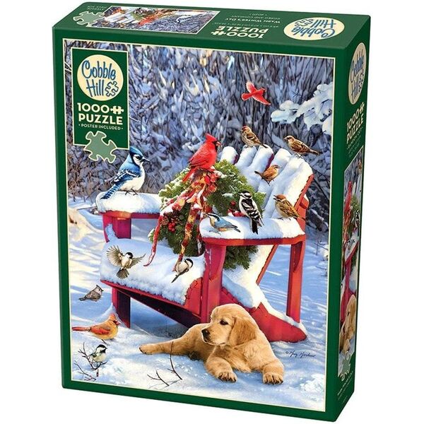 Puzzle 1000 Ciepły zimowy dzień G3 EDUKAMP