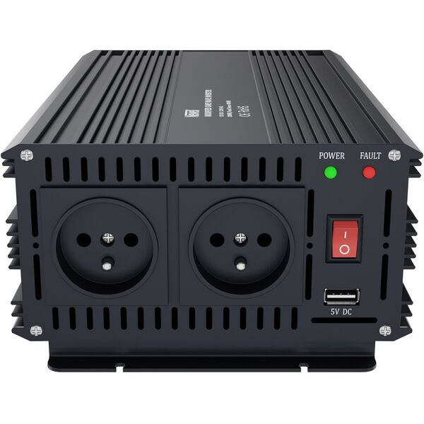 NEWELL NL3677 Przetwornica napięcia z modyfikowaną sinusoidą - 12 V / 230 V, 2000 W