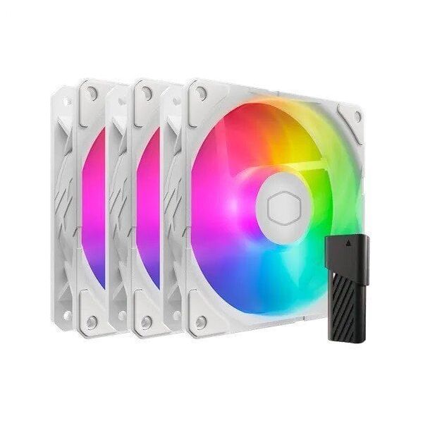 Wentylator SickleFlow Edge 120 ARGB White 3-pack
