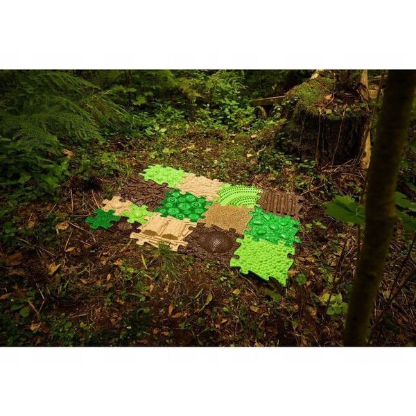 Mata Sensoryczna Ortopedyczna Zestaw15w1 Nature 15 Puzzli Sensoryka Muffik / Mfk-097