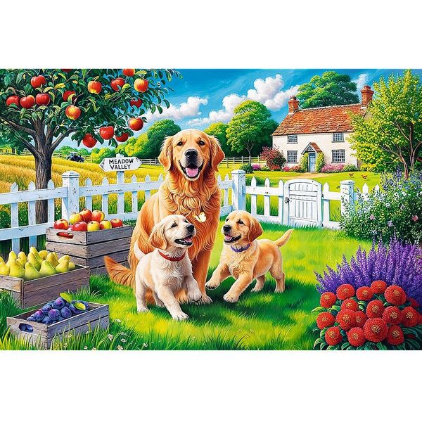 Puzzle - 300 EasyPiece - Pieski na wsi Trefl 23101 EDUKAMP