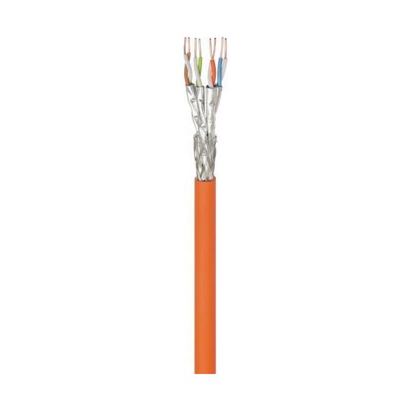 Goobay CAT 7A kabel sieciowy, S/FTP (PiMF), Pomarańczowy - Długość kabla 500 m