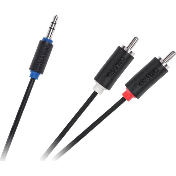 Kabel Cabletech Kabel Jack 3.5-2RCA 1.8m Cabletech standard
