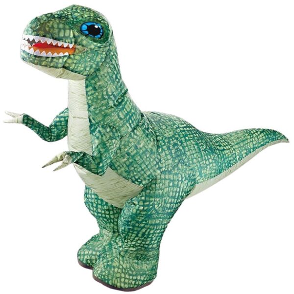 Duży Dinozaur Dmuchany Zdalnie Sterowany RC Zielony 130 x 190cm LEAN Toys