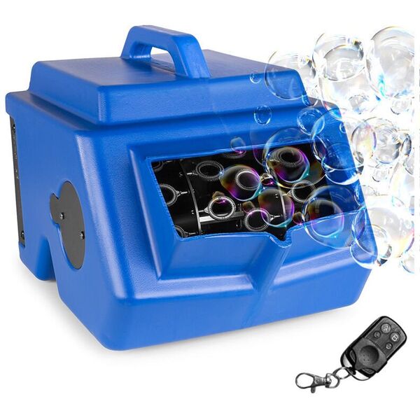 LIGHT4ME BUBBLE BLUE DOUBLE podwójna mocna wytwornica baniek mydlanych pilot