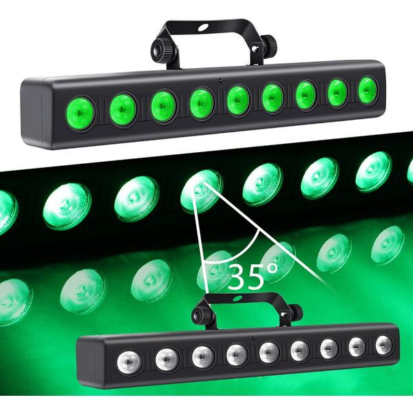 LIGHT4ME DECO BAR 8 RGBW listwa oświetleniowa wall washer 9x4W LED pilot bezprzewodowy