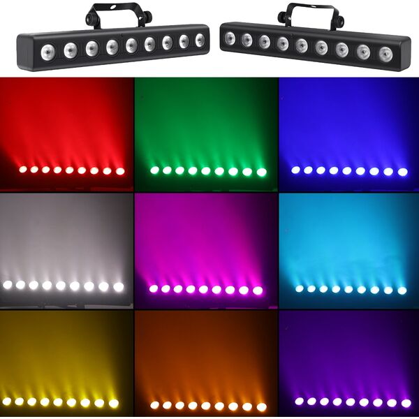 LIGHT4ME DECO BAR 8 RGBW listwa oświetleniowa wall washer 9x4W LED pilot bezprzewodowy