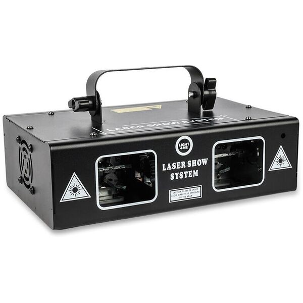LIGHT4ME LASER RGB GEOMETRIC 350mW projektor laserowy rzutnik sceniczny skaner dyskotekowy
