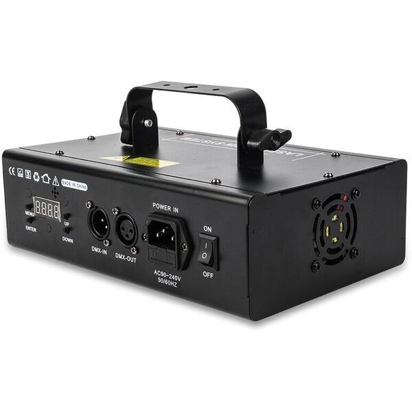 LIGHT4ME LASER RGB GEOMETRIC 350mW projektor laserowy rzutnik sceniczny skaner dyskotekowy