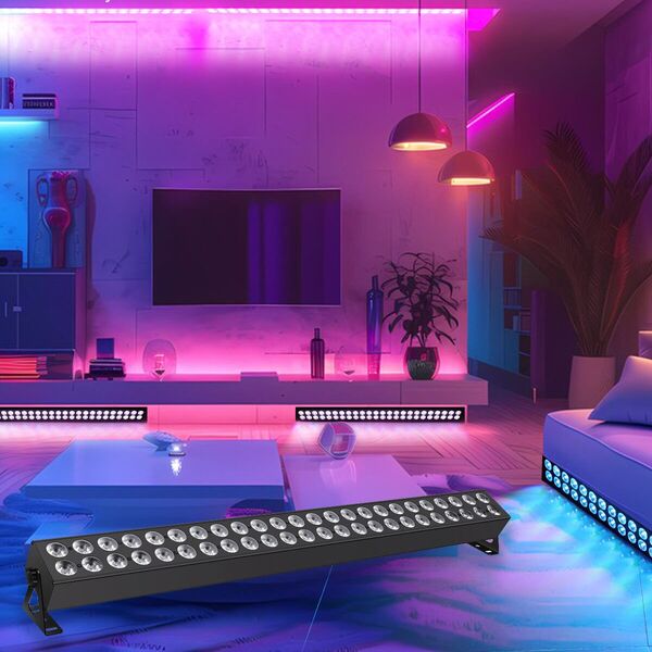 LIGHT4ME PIXEL BAR 48 RGBA listwa oświetleniowa oświetlenie sceniczne dekoracja światłem 48x3W LED