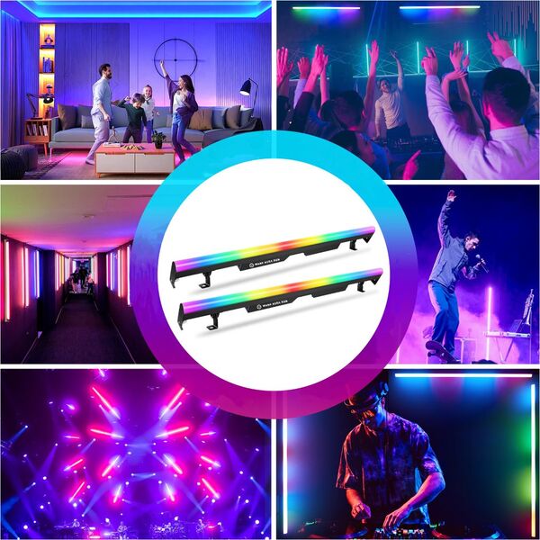 LIGHT4ME WASH AURA RGB listwa oświetleniowa wall washer 90x0,5W SMD5050 LED