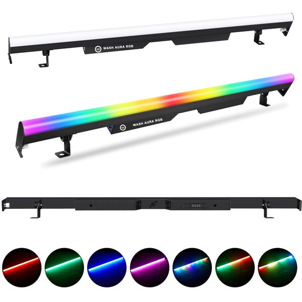 LIGHT4ME WASH AURA RGB listwa oświetleniowa wall washer 90x0,5W SMD5050 LED