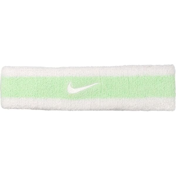 Opaska na głowę Nike Swoosh biało-zielona N0001544117OS